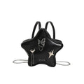 Soft black PU leather women's shoulder bag worn cross-body and as a mini backpack