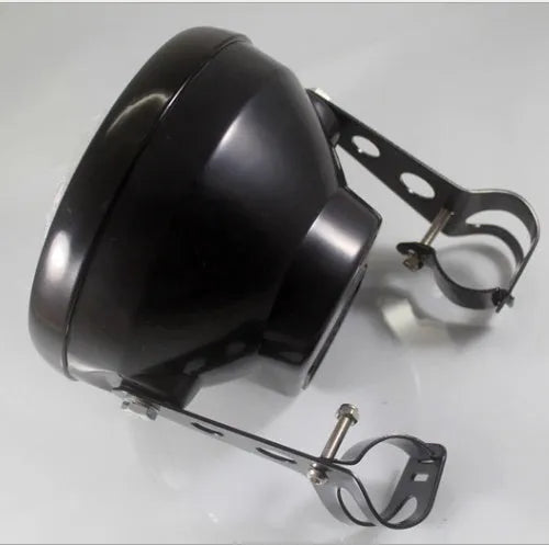 7 inch motorcycle headlight with LED turn signals, ABS shell and PC lens, 12V 35W yellow light