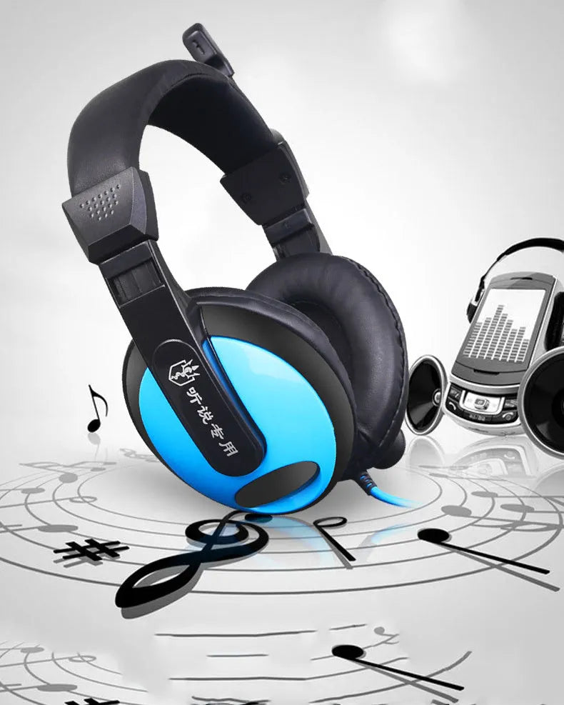 Blue760 wired gaming headset with over-ear cups and a flexible boom microphone.