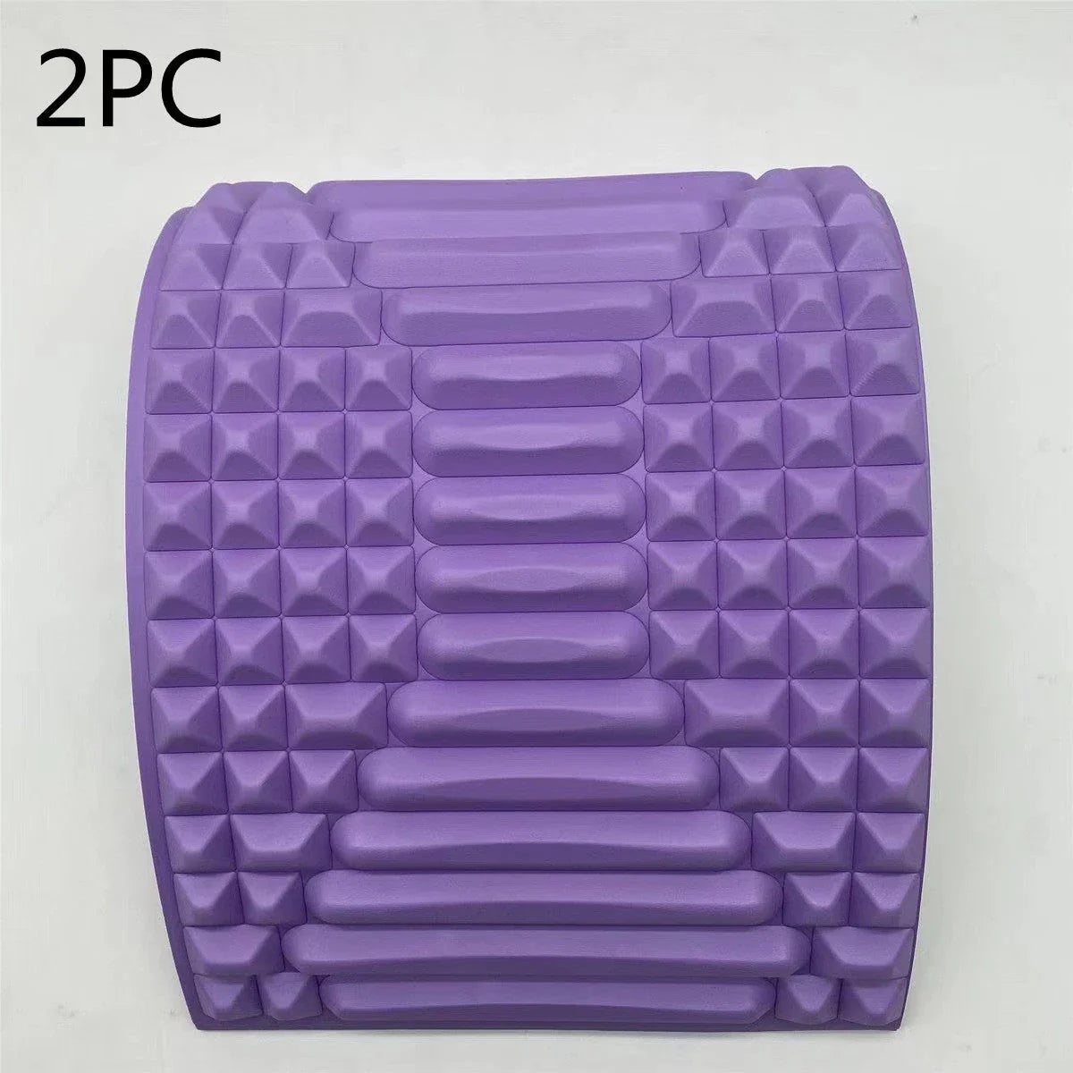 Ergonomic lumbar back massager with soothing acupressure design for pain relief and relaxation