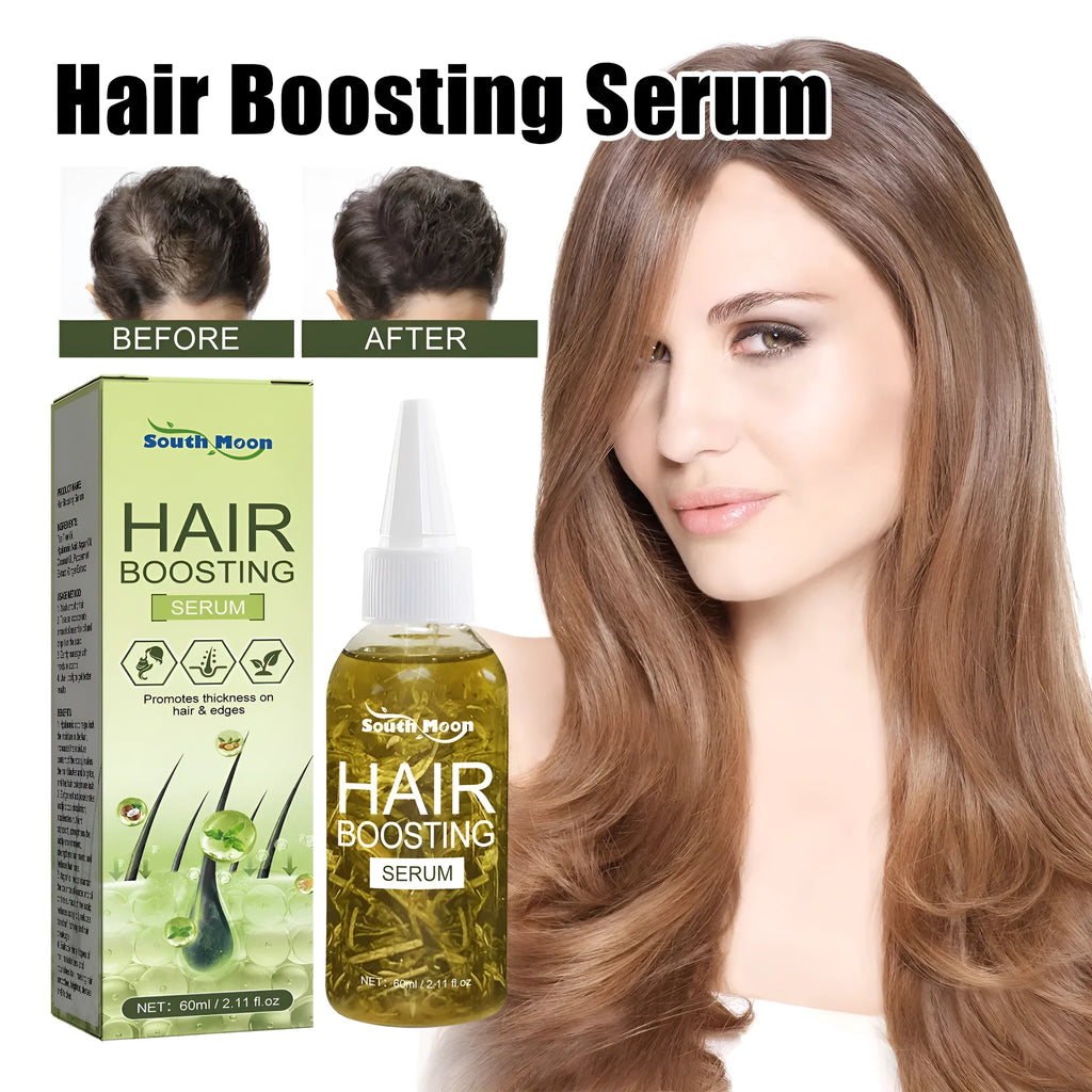 60ml bottle of hair care essential oil for repairing hair fall, dry ends and brittle hair