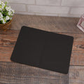 Pack of 100 blank folded kraft paper cards in 10x15 cm size, shown in black, brown, and white colours.