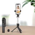 Aluminium alloy selfie stick for mobile phones in black, green, pink, or white with optional mini flash