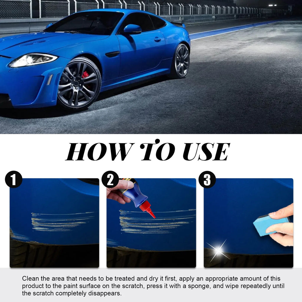 Portable car paint care scratch repair cream 100ml tube for automotive scratch fix
