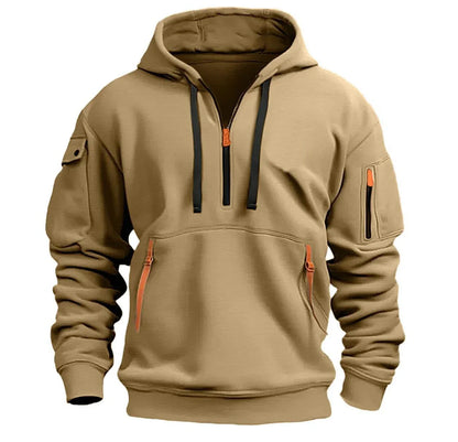 Stylish dropped shoulder hooded sweatshirt in multiple color options for men and women