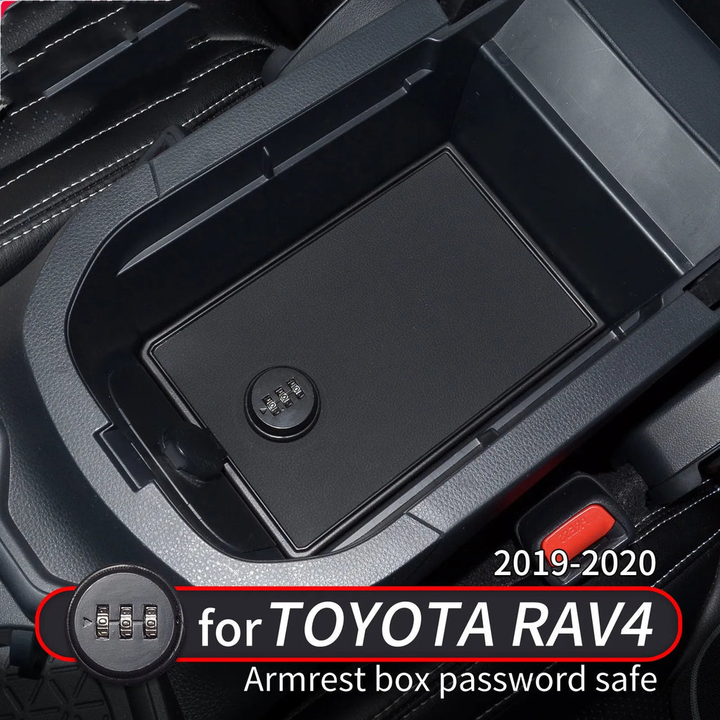 Black car armrest storage box for 2020-2021 RAV4 Rongfang Willanda ABS plastic PU leather
