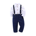 Blue European style boys suit for children aged 8+ in regenerated cellulose fabric