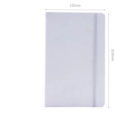 A5 tactile PU hardcover notebook with 96 sheets, available in multiple colours including black and champagne gold