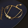 Women's Hetian jade lucky beads bracelet with gold inlay, shown in single, double, and three bead version styles.