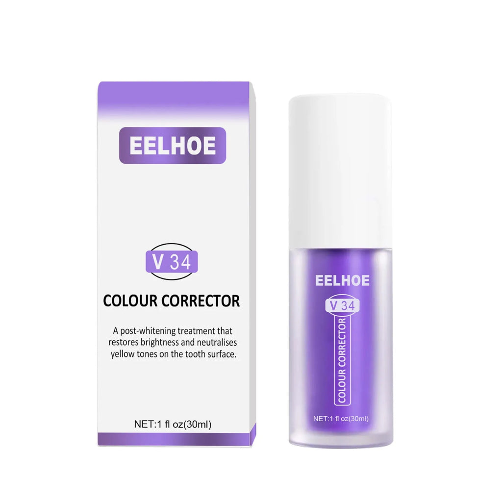 30ml fluoride-free oral cleaning care liquid for whitening teeth, compact 12.5cm x 3.4cm x 3.4cm