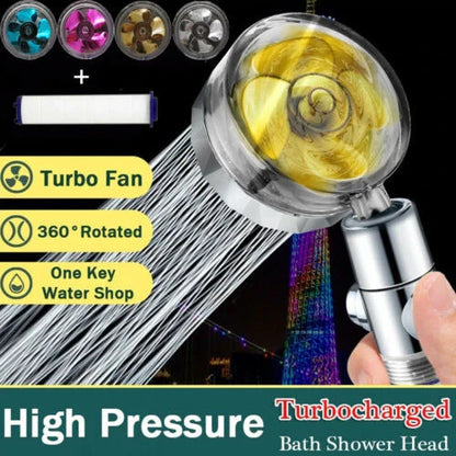 Modern minimalist high-pressure shower head with water-saving technology for an invigorating and efficient shower experience