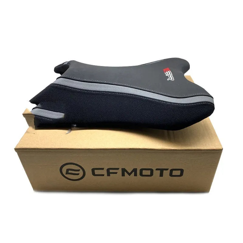 CFMoto 450SR motorcycle rear seat cushion with 20mm height increase in Speed Grey colour