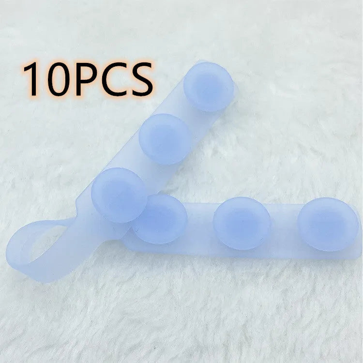 1.5cm wide silicone elastic cord extension strap for masks in red, purple, grey, blue, black, pink and transparent colours