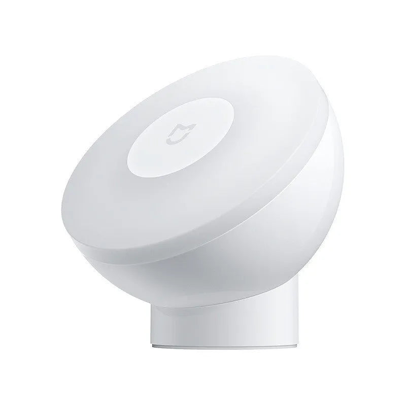 White Mijia Night Light 2 Bluetooth bedside lamp with human body induction sensor.