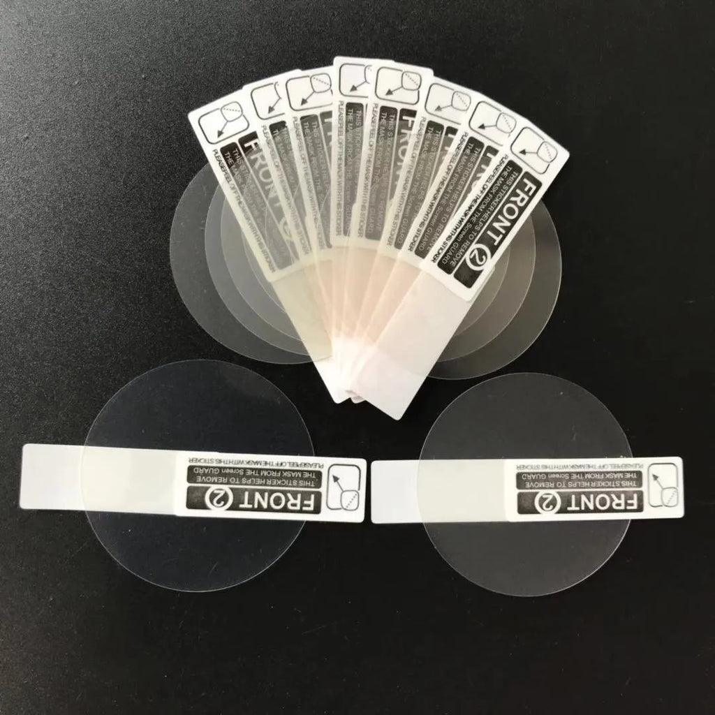 Three transparent matte screen protector films for Ticwatch 2 smartwatch display