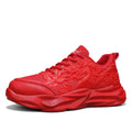 Fly knit casual sneakers in Chinese dragon colourway with micro fibre uppers and rubber soles