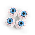 4pcs set of modified car valve caps, ABS polypropylene with copper core, 2x2x2cm, for tyre valves