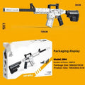 Printing Set M4A1 removable toy gun building blocks in colour box packaging