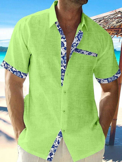 Stylish and comfortable men's casual vacation shirts in a variety of vibrant colors