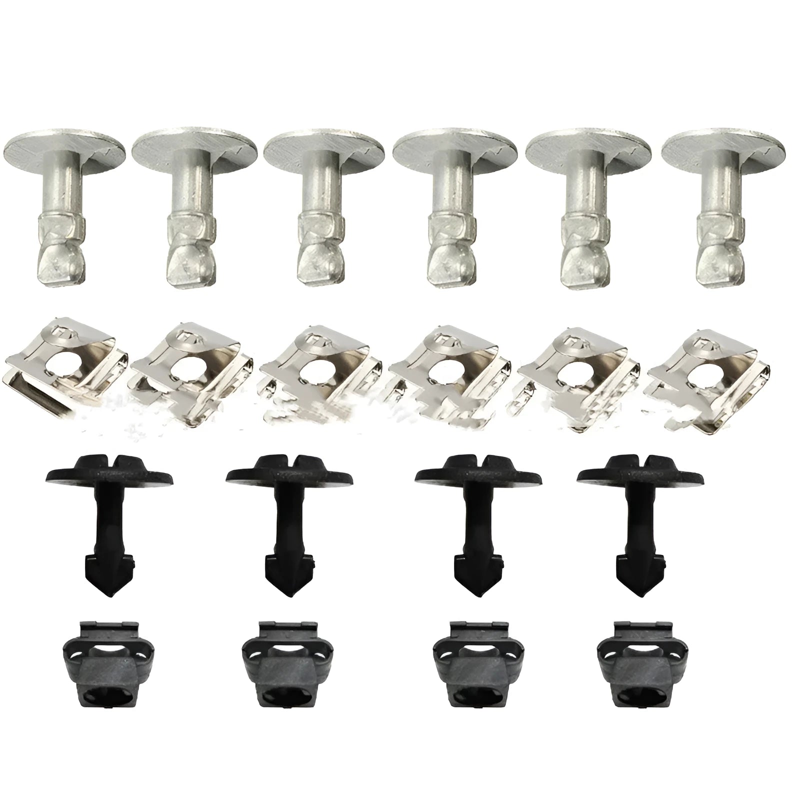 Set of 20 universal lower screws for Audi and Volkswagen engine transmission covers.