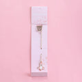 Creative cartoon metal pendant bookmark made from alloy in various designs like panda, rocket, and cat claw.