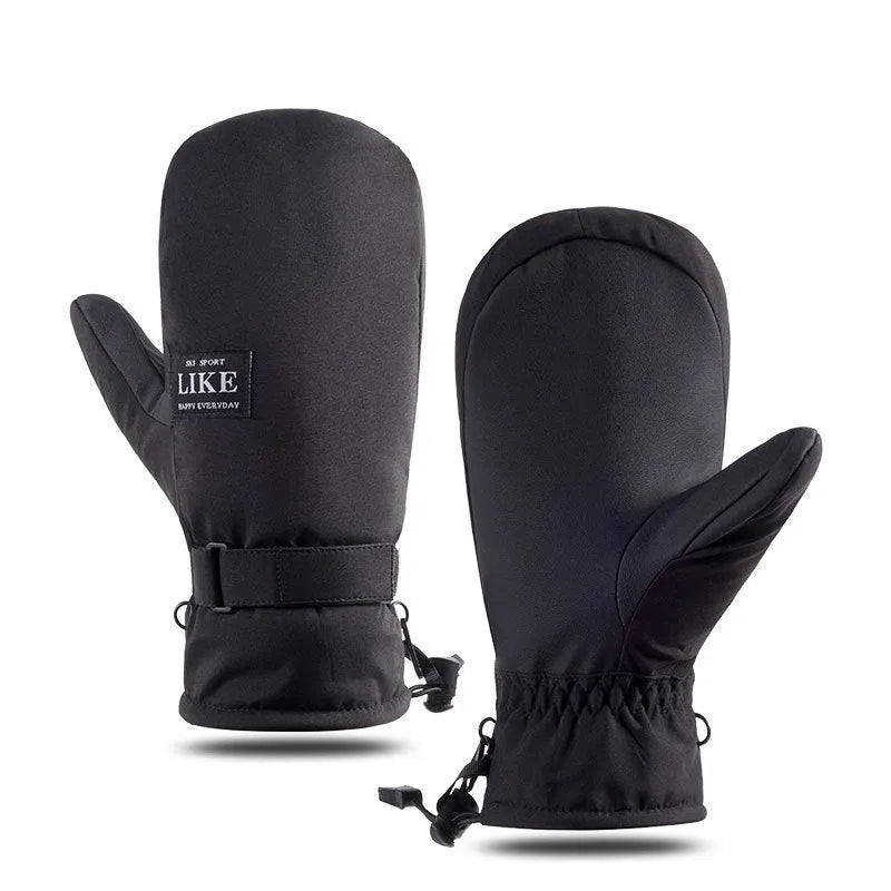 Black touch screen cycling gloves showing non-slip palm and touch screen compatible fingertips