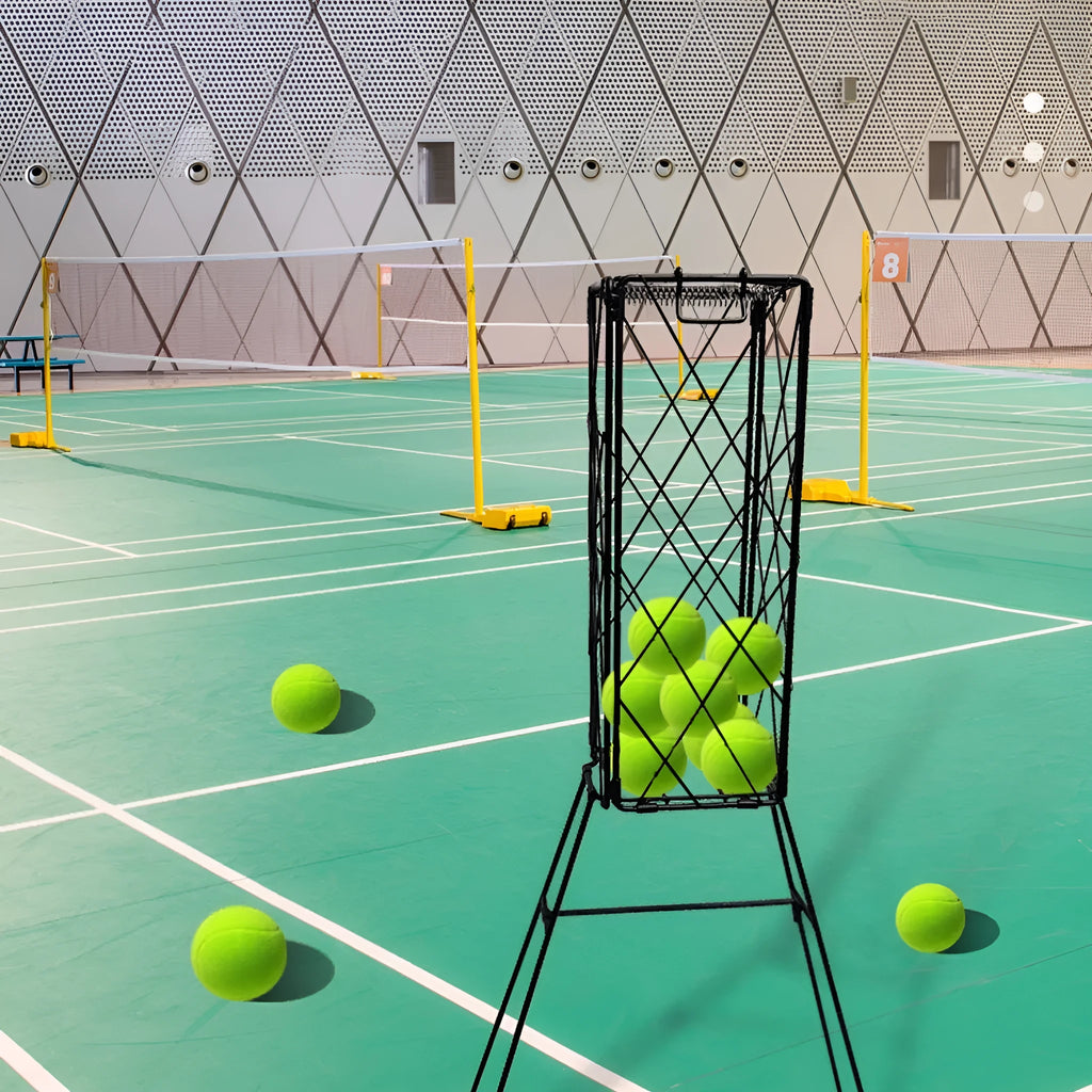 Black iron ball picker 40.5 by 8 cm for tennis and table tennis ball collection