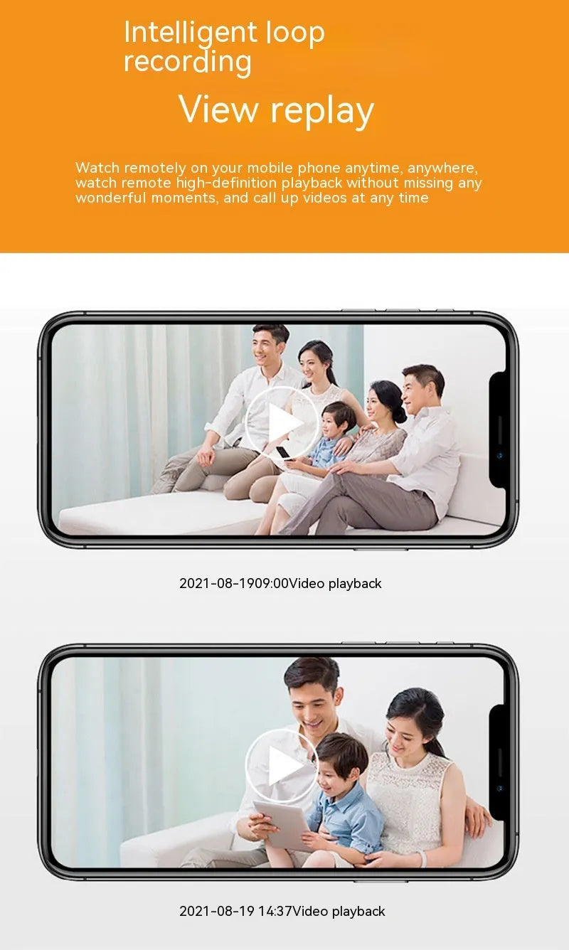 Wireless bulb security camera with 1080p and full colour night vision for indoor outdoor use