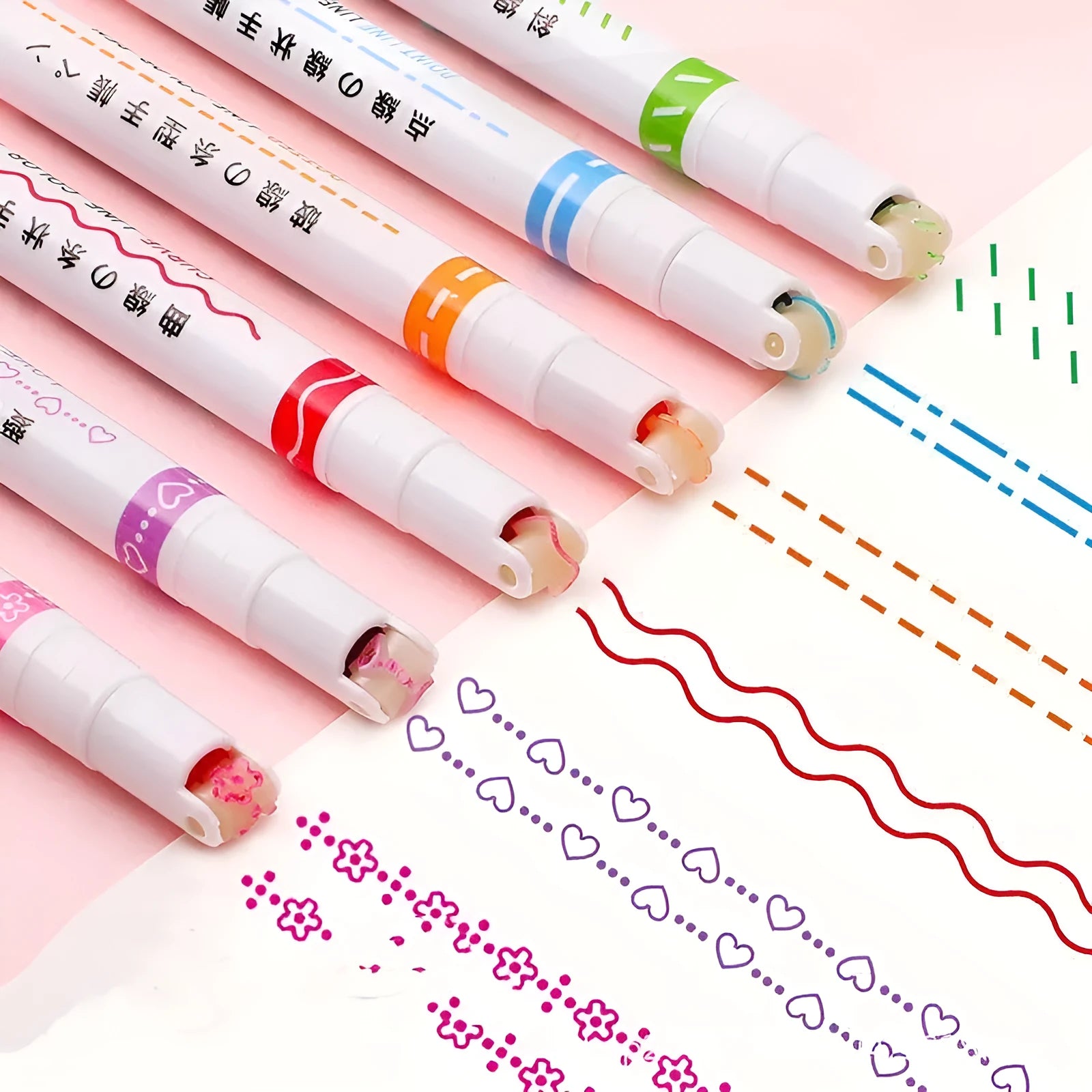 Creative Curve student drawing pen set with plastic case organisation for ledger line artwork