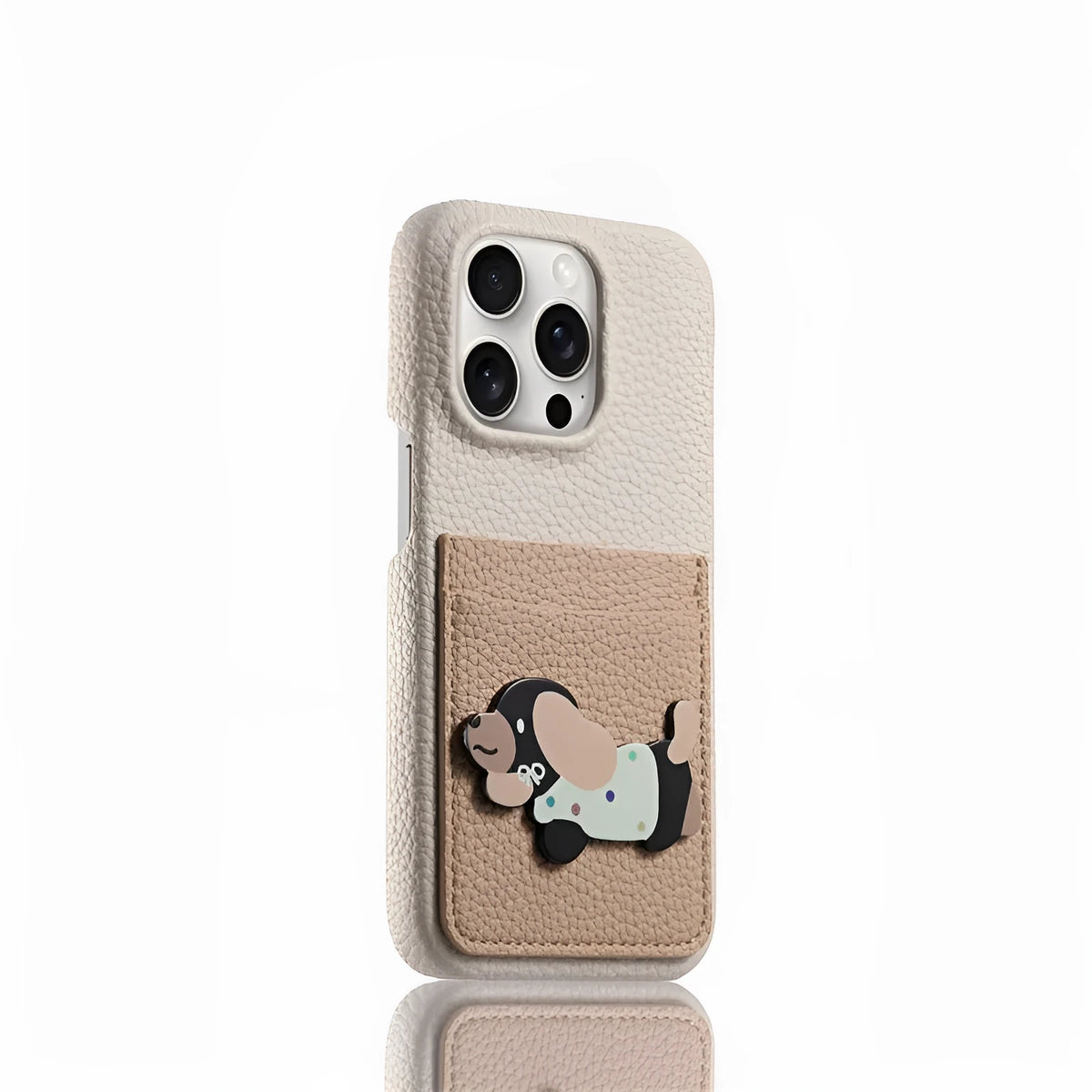 Deep brown silicone anti drop phone case with imitation leather texture for iPhone, showing textured back and camera cutout
