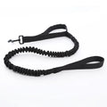 Tactical dog leash and matching collar in heavy-duty nylon with reflective stitching, available in four colour options for medium to large dogs