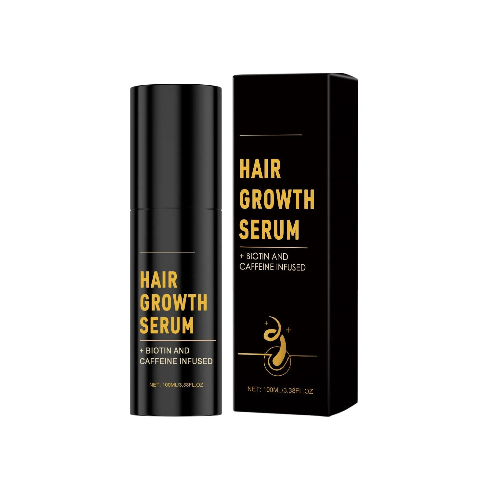 100ml Daily Hair Nourishing Moisturizing Spray with biotin and caffeine in a plastic bottle