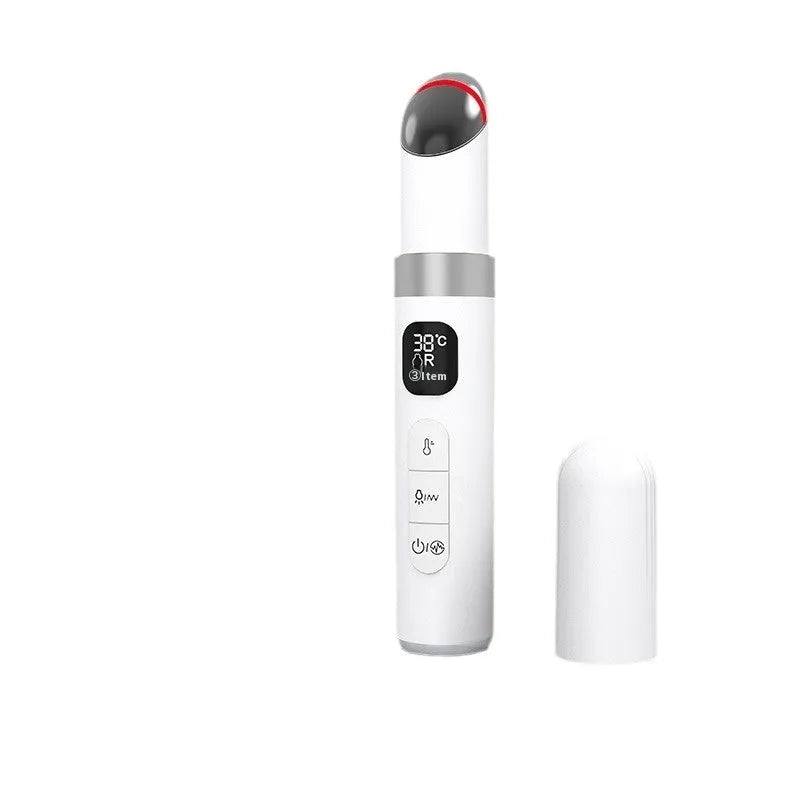 White eye beautification instrument with anion massage function and above five speed gears for family home use.