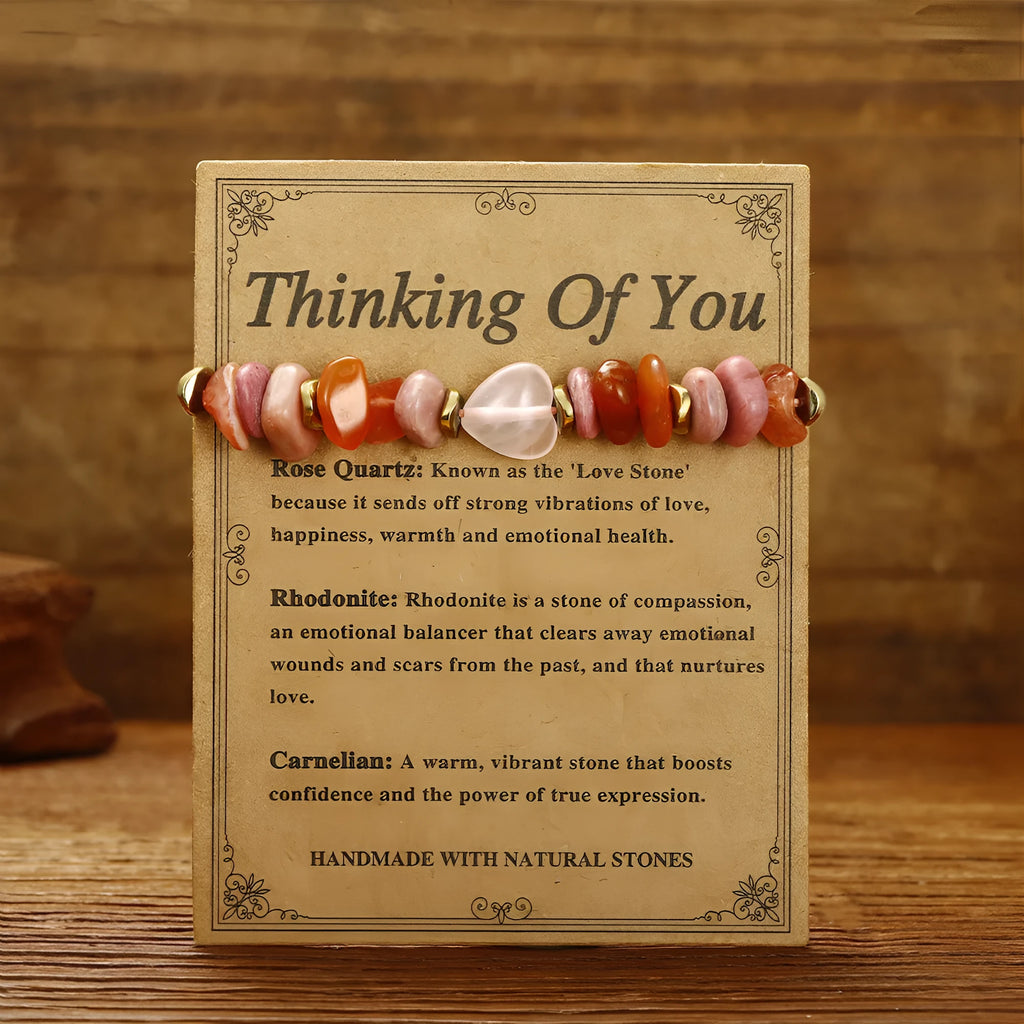 Women's geometric beaded stone bracelet in a fashion OL style, showing handcrafted detail.