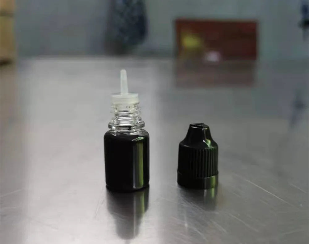 5ml bottle of black confidentiality seal ink for document security stamps