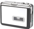 White USB Cassette to MP3 Converter with earphone and USB cable for tape digitisation