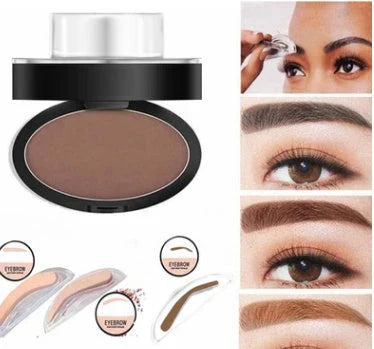 Precise Eyebrow Stamp Kit for creating natural-looking, long-lasting brows in three versatile shades and styles