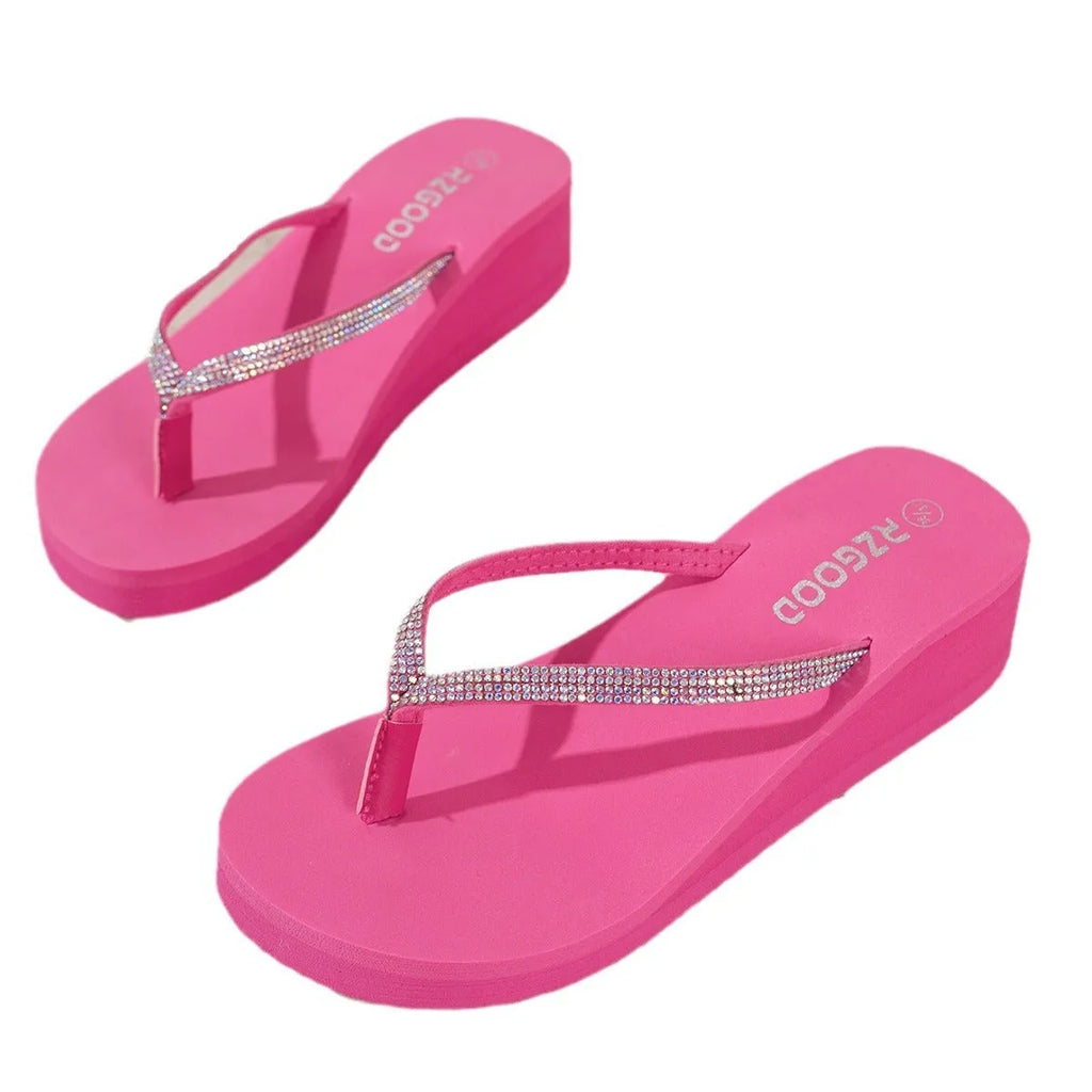 Women's casual slipper in flannel with PVC sole, shown in beige colour.