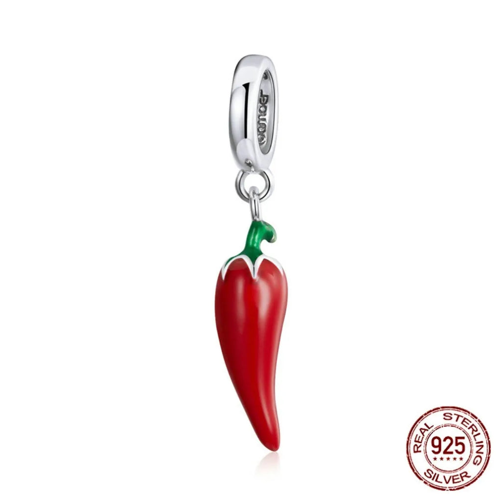 S925 sterling silver leaf pendant with electroplated finish in colour BSC461, Korean style.