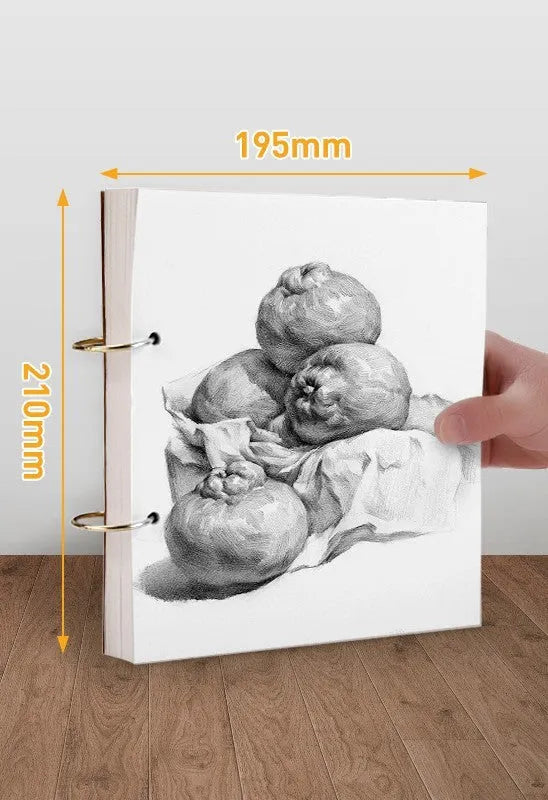 8K thickened sketchbook for hand-painted marker and watercolour drawing with multiple paper type options