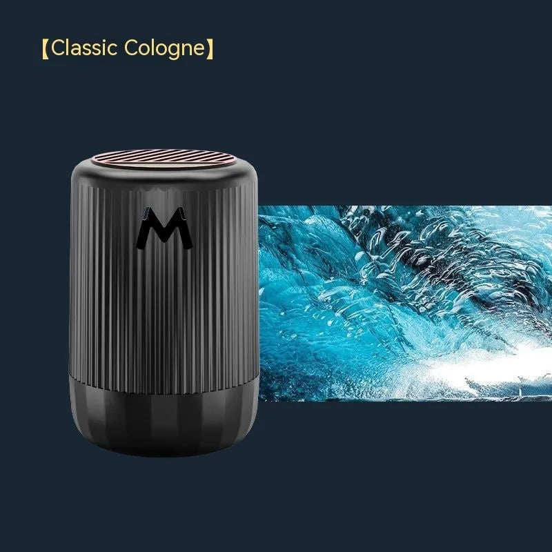 Solid car aromatherapy decoration cup measuring 10x6cm with four fragrance options