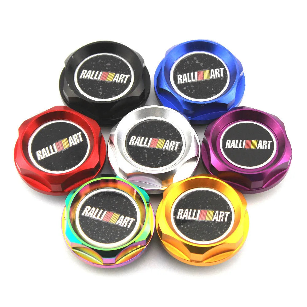 Aluminium alloy oil filter cap for Mitsubishi in six colour options