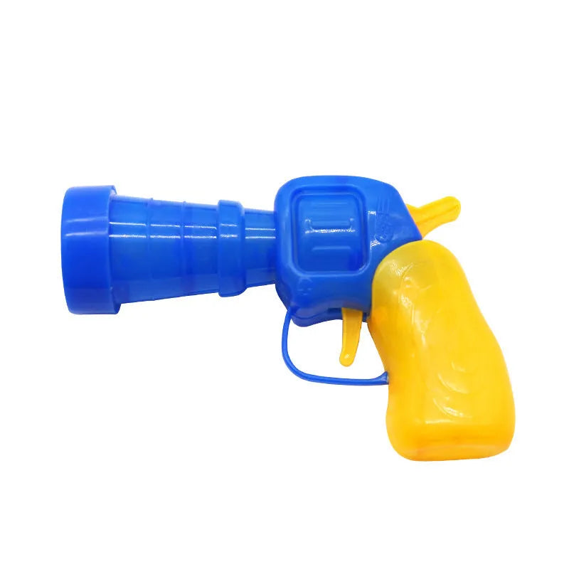 30cm pet toy launcher gun with multiple soft plush firing balls for cats and dogs