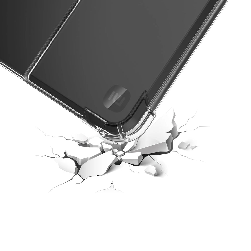 Transparent airbag protective phone case for Xiaomi e-reader on a 7-inch tablet