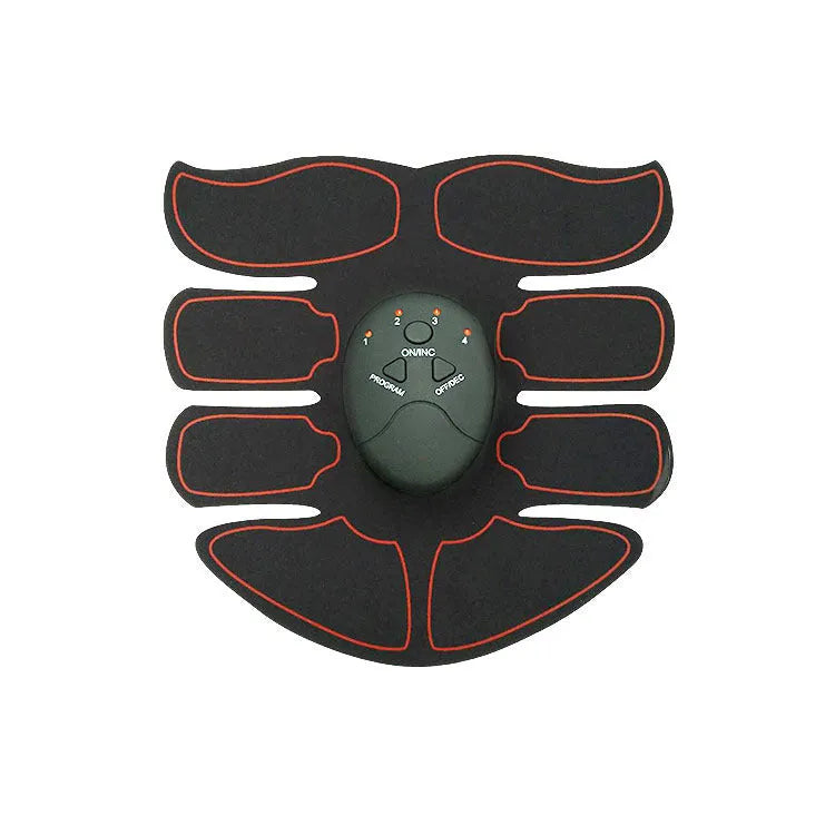 K81 digital abdominal muscle stimulation patch with triple pads and red, blue, or yellow edge trim options