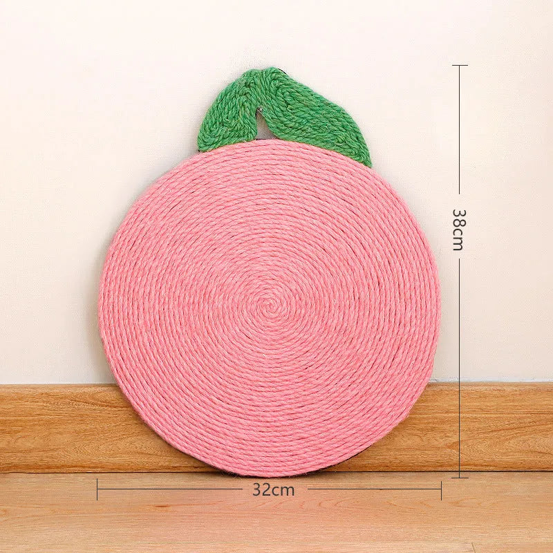 Sisal cat scratching board in animal-themed colour options