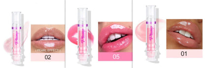 Kissably Soft Liquid Lipstick in various shimmery colors, creating a vibrant and hydrating lip look