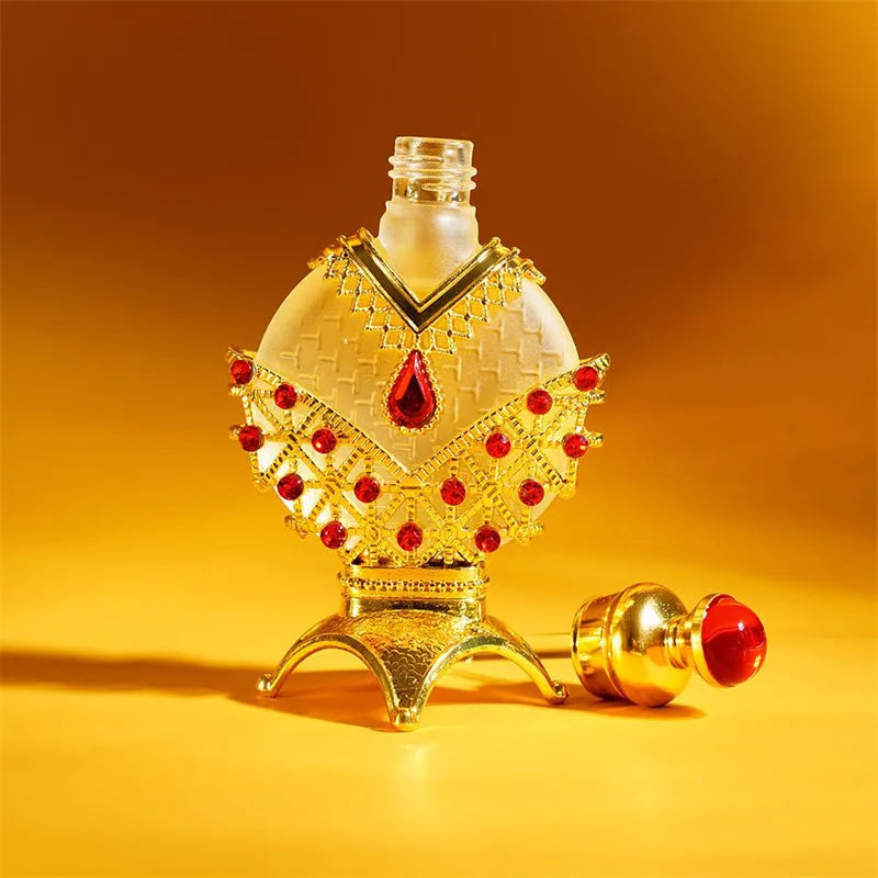 Concentrated perfume oil 12ml or 35ml with floral fragrance in decorative glass bottle