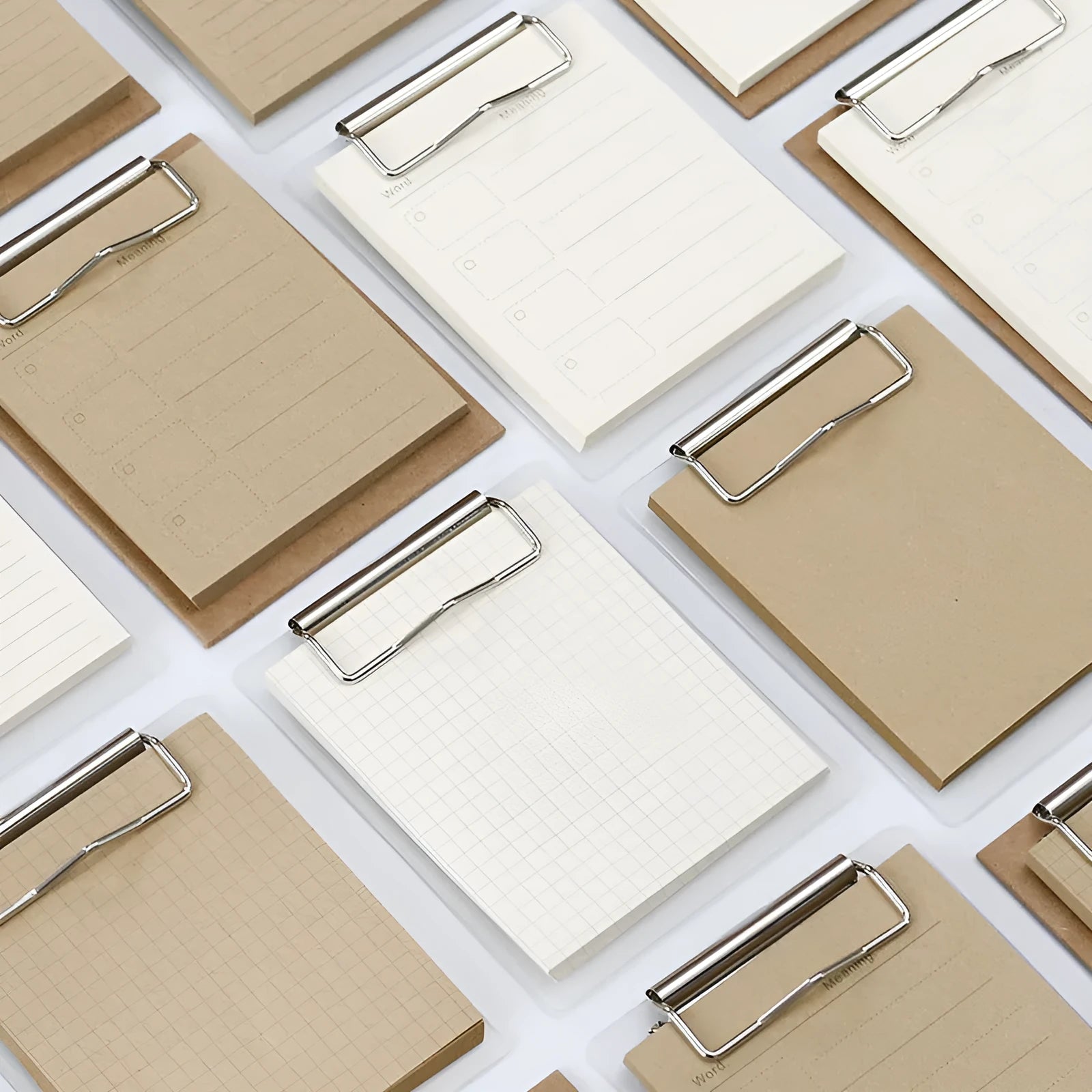 Cowhide colour board clip sticky note with tear-resistant sheets measuring 98mm by 125mm