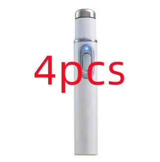 Blue Light Therapy Pen for Treating Acne, Scars, and Wrinkles - Portable Skincare Device with 415nm Blue Light, Heat, and Bio-Electric Current